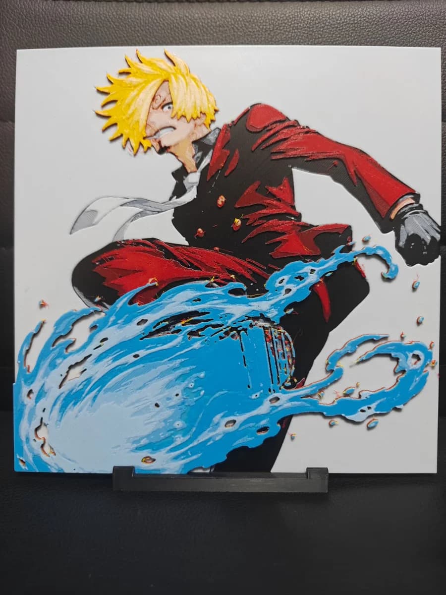Sanji by TheHueforgeLady HueForge model: Sanji by TheHueforgeLady