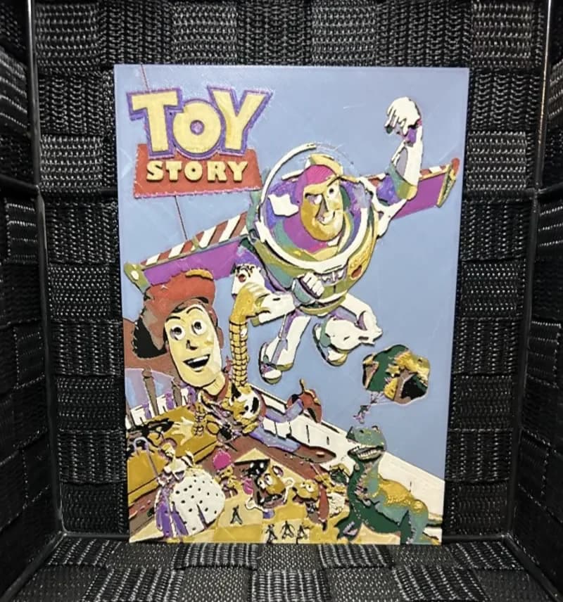 HueForge model: Hueforge Movie Poster - Toy Story - by JoDau