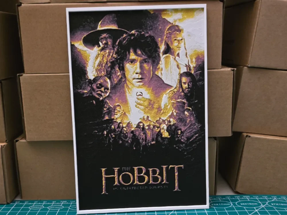 The Hobbit An Unexpected Journey - Hueforge Art by Lumpy3D HueForge model: The Hobbit An Unexpected Journey - Hueforge Art by Lumpy3D