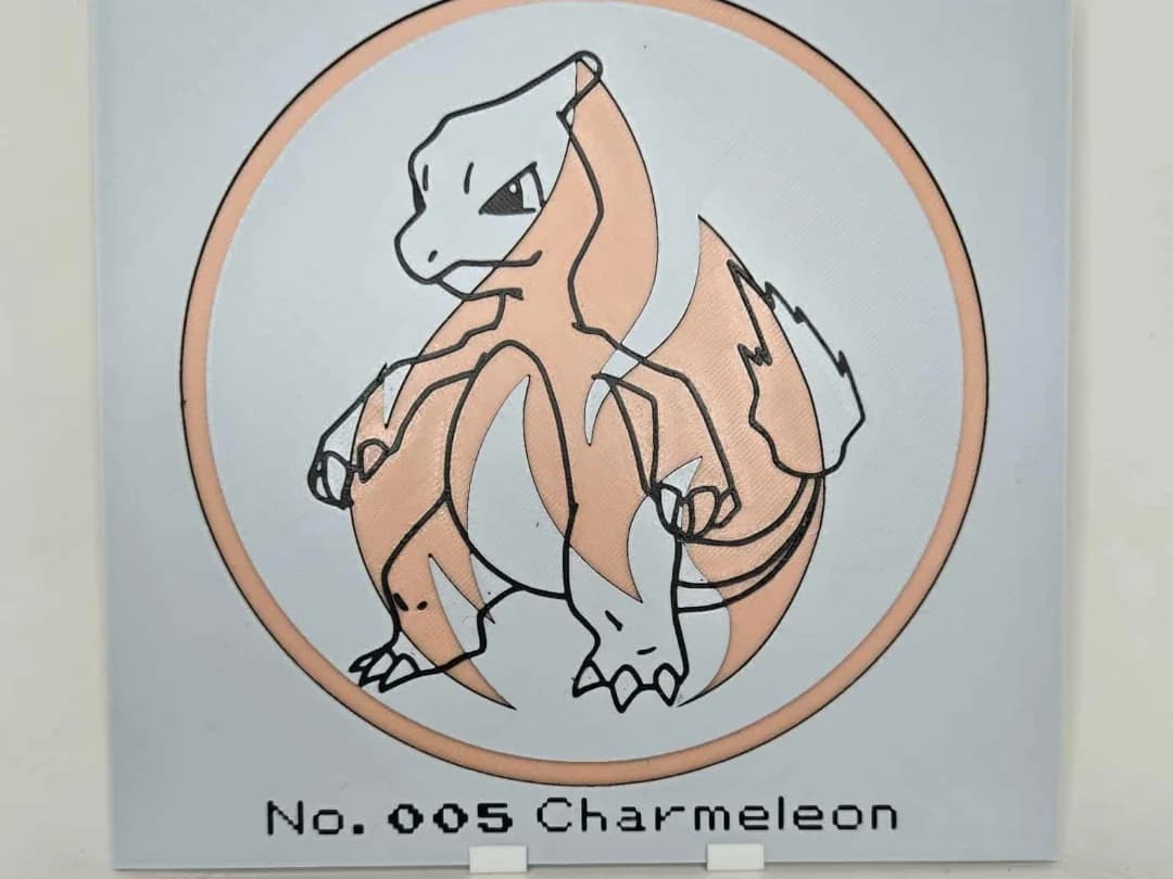 Minimalistic Charmeleon Hueforge Minimalistic Charmeleon Hueforge