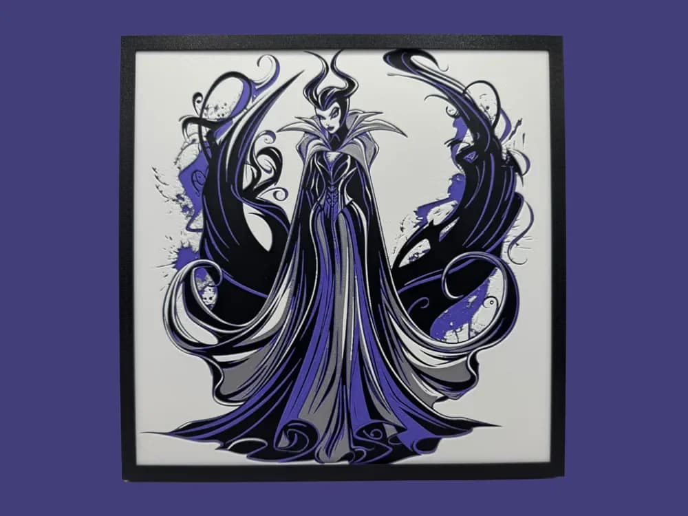 Maleficent by Canadian Gamer HueForge model: Maleficent by Canadian Gamer