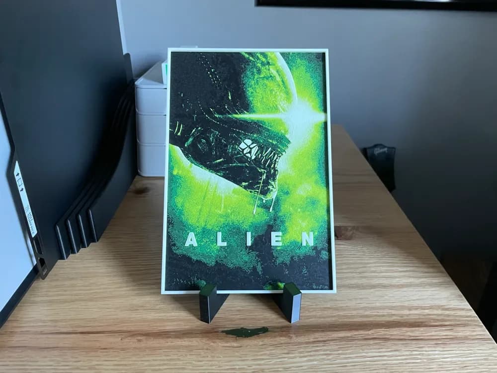 Alien (1979) Hueforge Movie Poster Alien (1979) Hueforge Movie Poster