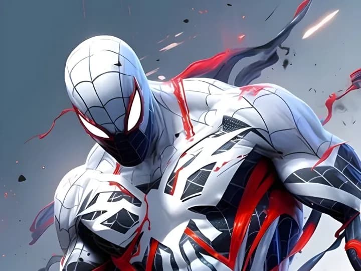 Spider-Man Anti-Venom Hueforge by 3D Gallery Realm HueForge model: Spider-Man Anti-Venom Hueforge by 3D Gallery Realm