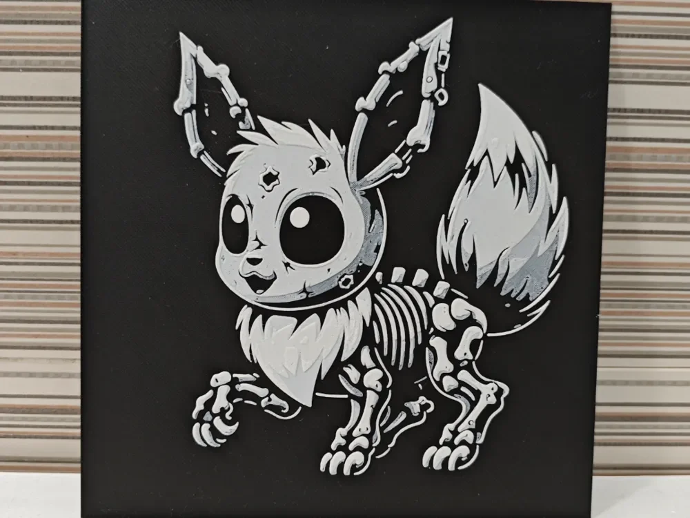 Hueforge Eevee by Litolunar HueForge model: Hueforge Eevee by Litolunar