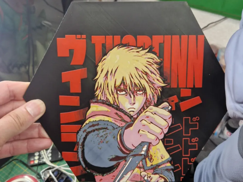 Vinland Saga Hueforge - Thorfinn by Dakiren HueForge model: Vinland Saga Hueforge - Thorfinn by Dakiren