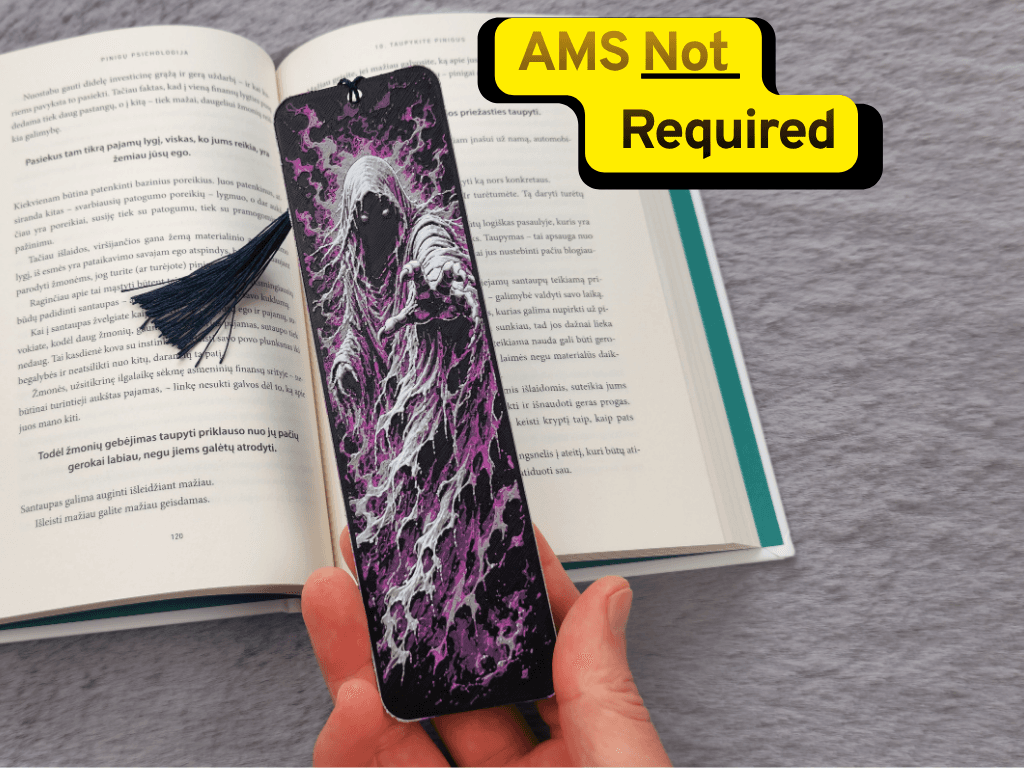 Dark Phantom Spirit HueForge Bookmark Dark Phantom Spirit HueForge Bookmark