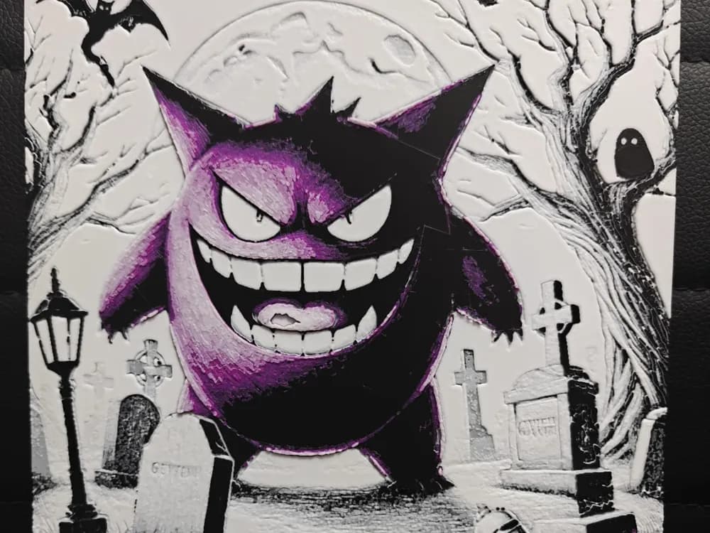 Gengar by TheHueforgeLady HueForge model: Gengar by TheHueforgeLady