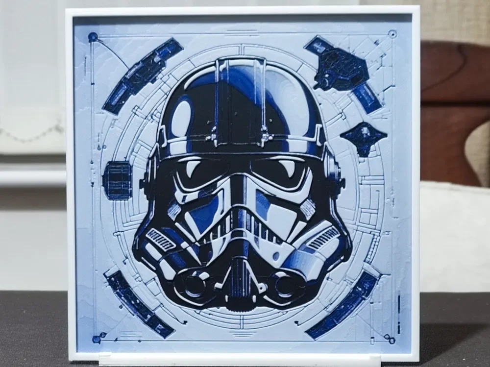 Stormtrooper - HueForge 3 Color by BoDad HueForge model: Stormtrooper - HueForge 3 Color by BoDad