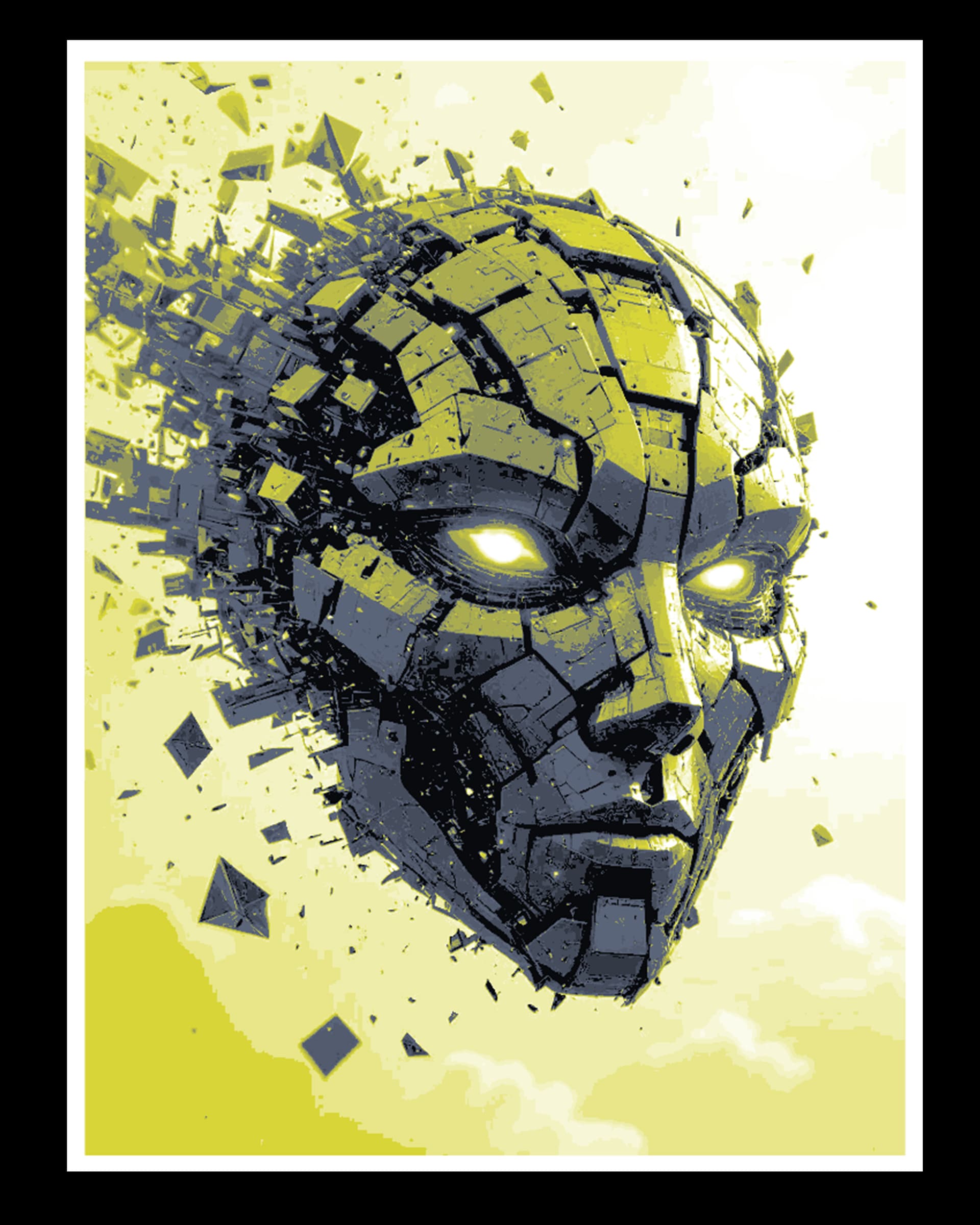 Hueforge Art - The Assembled Mind - It all comes together by BooneCo3d HueForge model: Hueforge Art - The Assembled Mind - It all comes together by BooneCo3d