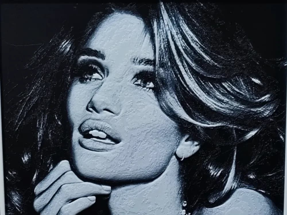 Rosie Huntington Whiteley HueForge 4 Color by BoDad HueForge model: Rosie Huntington Whiteley HueForge 4 Color by BoDad