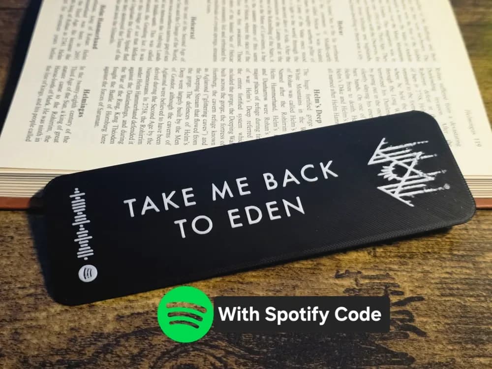 Sleep Token Album Bookmark - Take Me Back To Eden by N0vA Designs HueForge model: Sleep Token Album Bookmark - Take Me Back To Eden by N0vA Designs