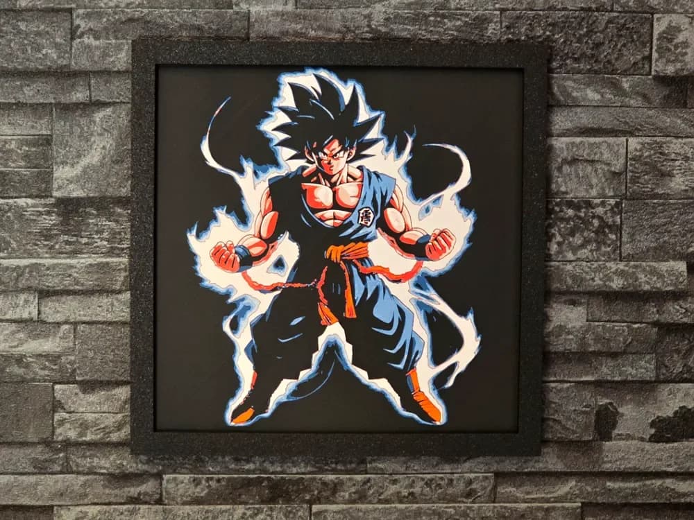 Hueforge Dragon Ball Z by StefBull85 HueForge model: Hueforge Dragon Ball Z by StefBull85