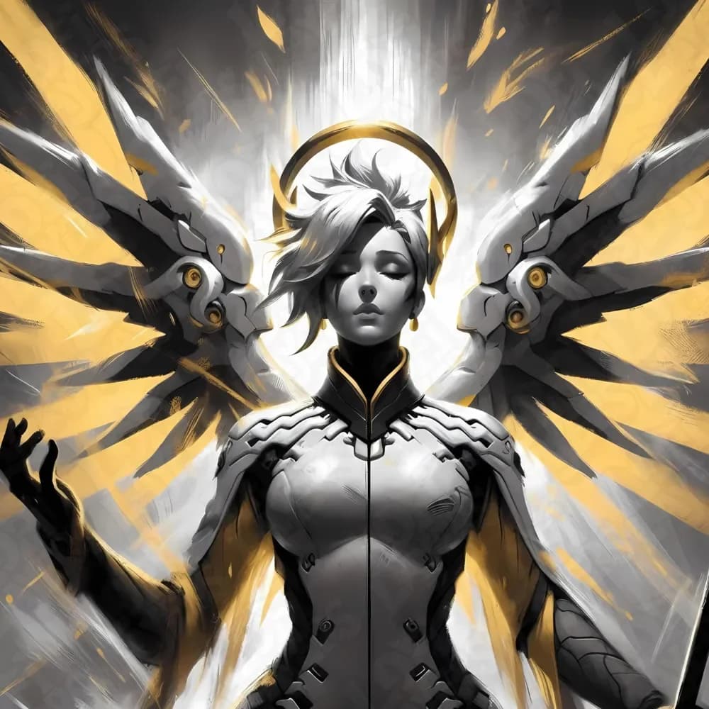 Mercy Hueforge by LoFi Layers HueForge model: Mercy Hueforge by LoFi Layers