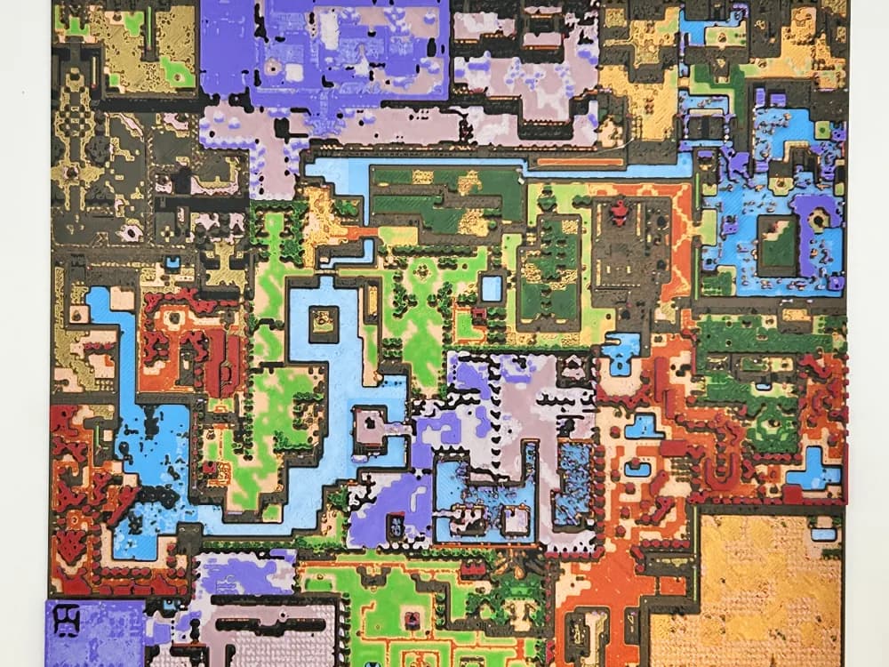Oracle of Seasons Holodrum Map HueForge Oracle of Seasons Holodrum Map HueForge