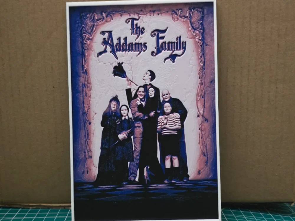 The Addams Family Movie Poster - Hueforge Art