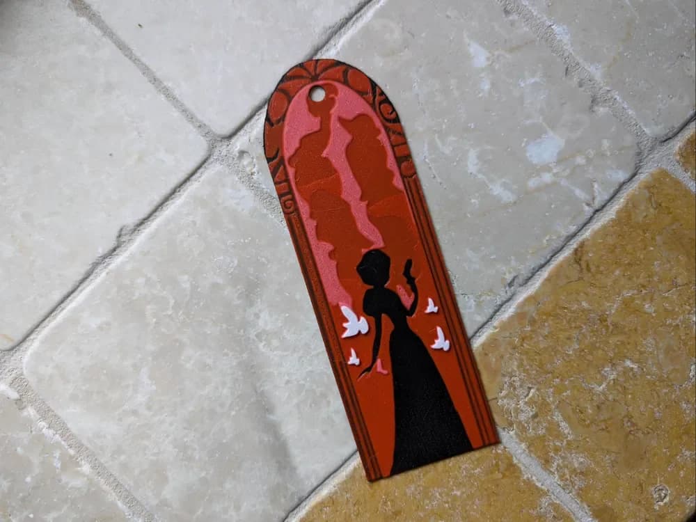 Snow White - Bookmark Hueforge by suaimondi HueForge model: Snow White - Bookmark Hueforge by suaimondi