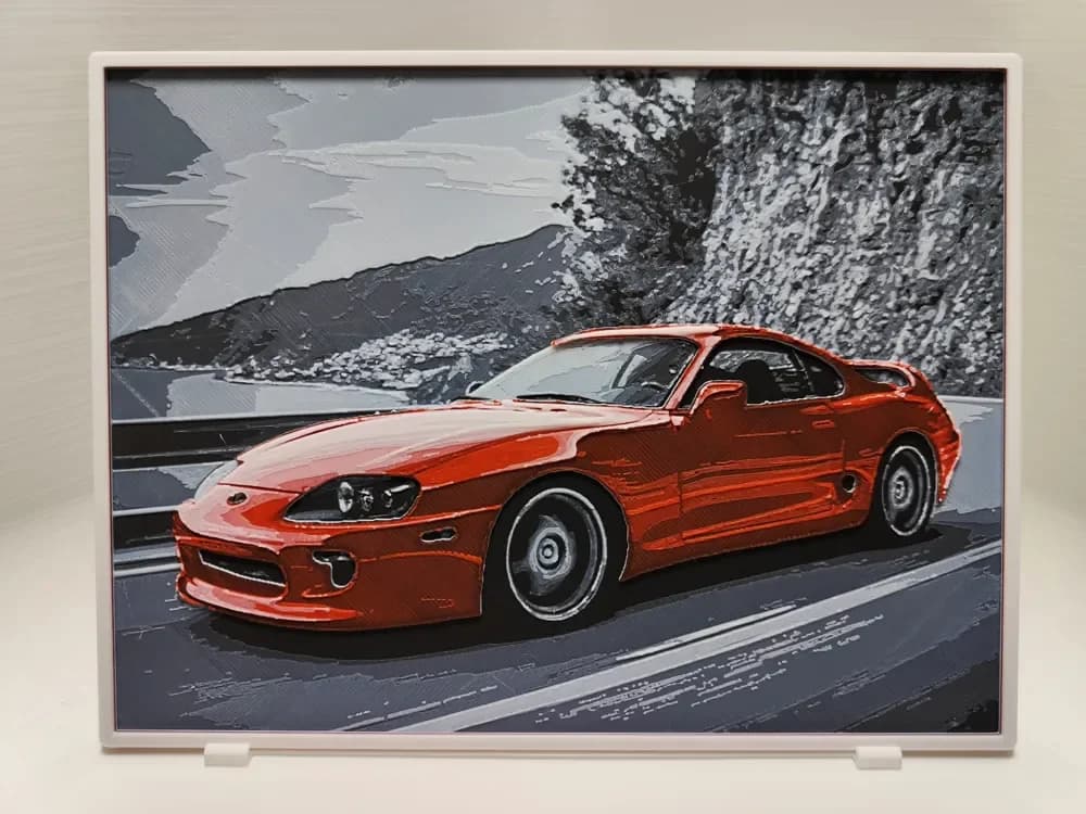 Toyota Supra Mk4 - Hueforge by BeaN HueForge model: Toyota Supra Mk4 - Hueforge by BeaN