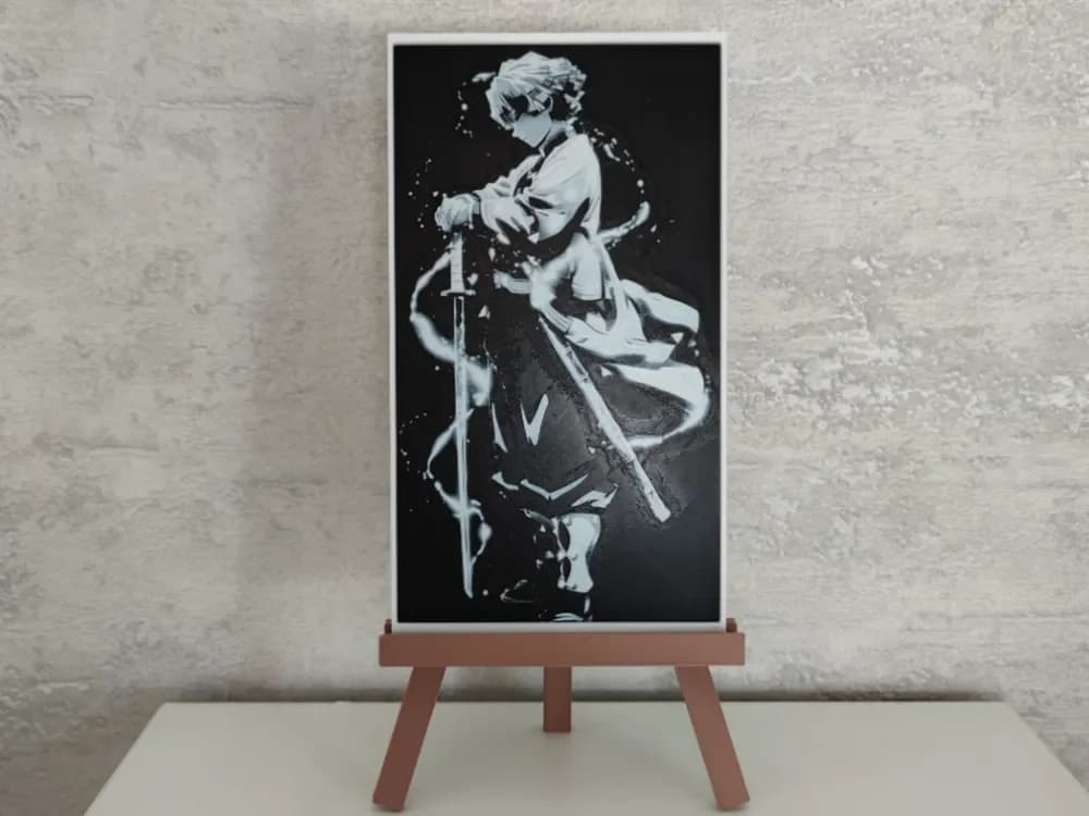 Demon Slayer Zenitsu Hueforge by suber HueForge model: Demon Slayer Zenitsu Hueforge by suber