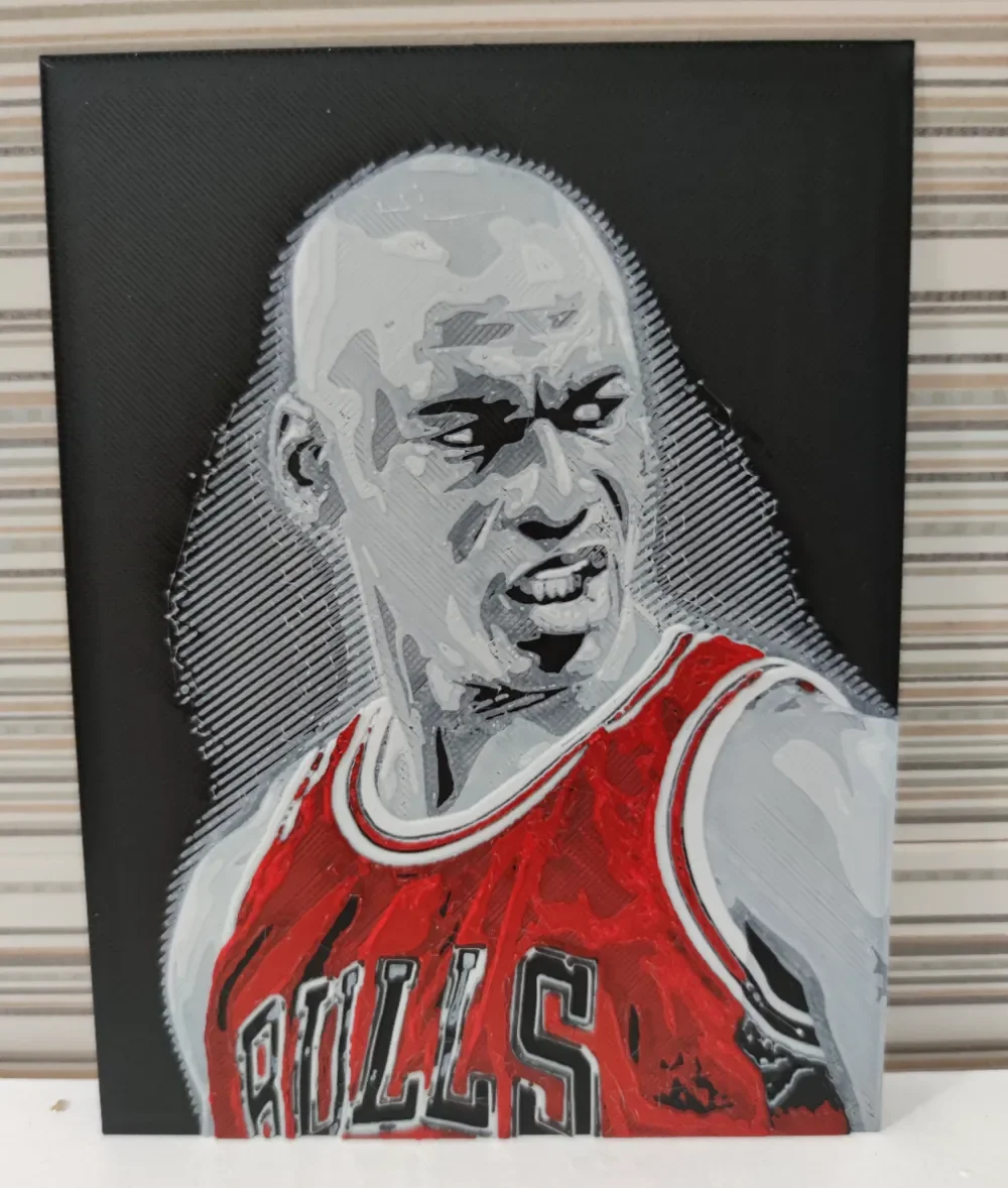 Portrait of Michael Jordan Portrait of Michael Jordan