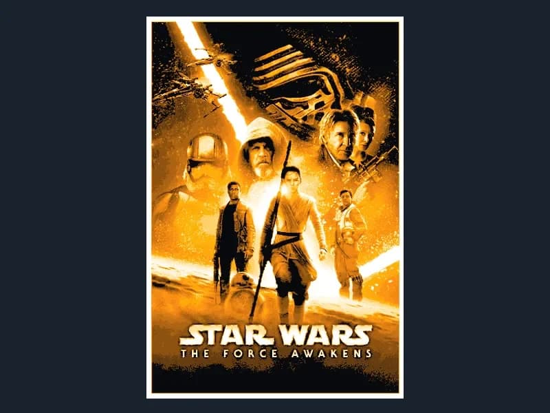 Star Wars The Force Awakens (Hueforge) by HugheCraft HueForge model: Star Wars The Force Awakens (Hueforge) by HugheCraft