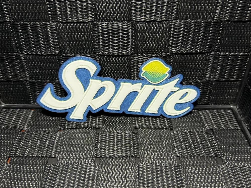 Sprite Logo - Hueforge by JoDau HueForge model: Sprite Logo - Hueforge by JoDau