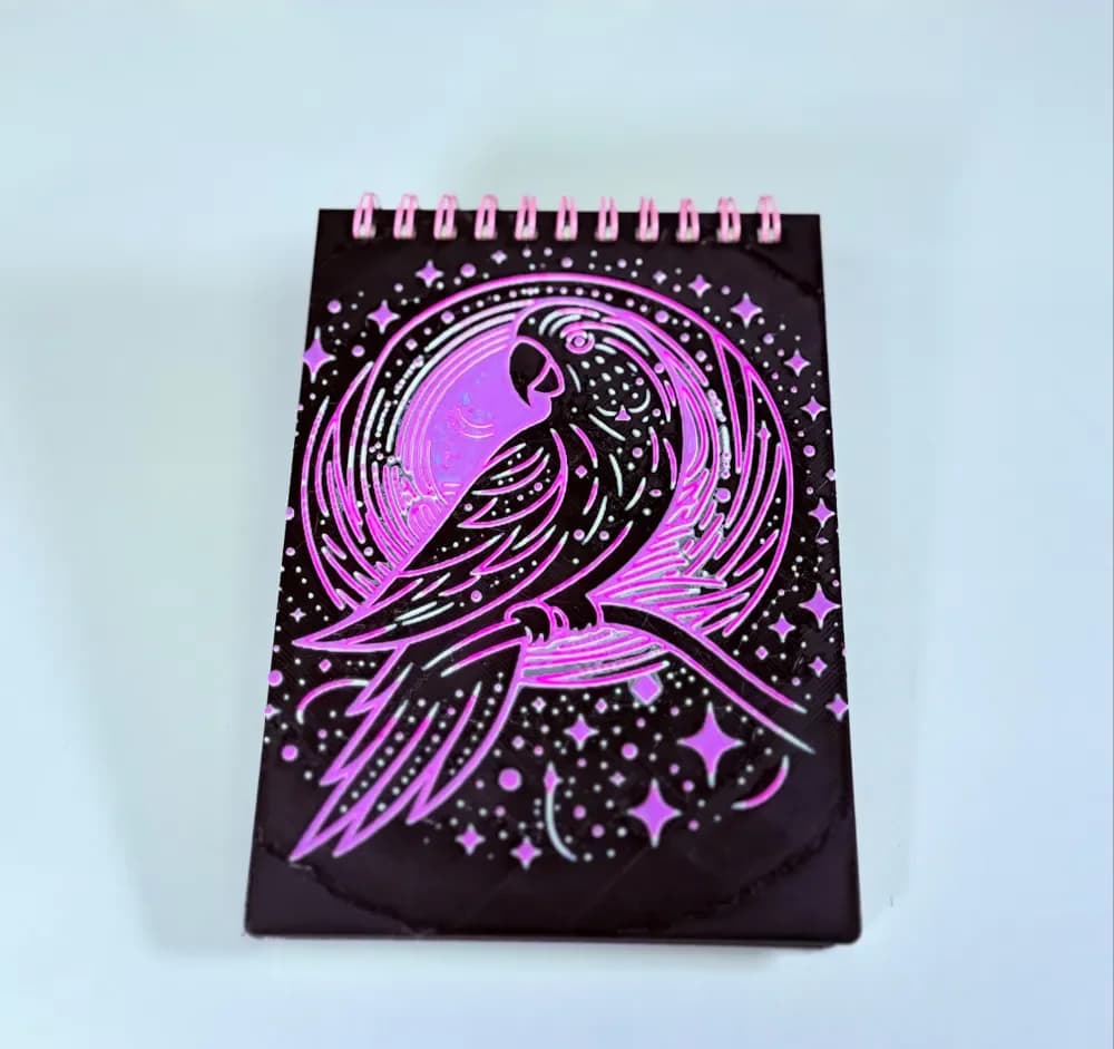 Colorful Bird Top Flip Notebook Cover A6 Colorful Bird Top Flip Notebook Cover A6