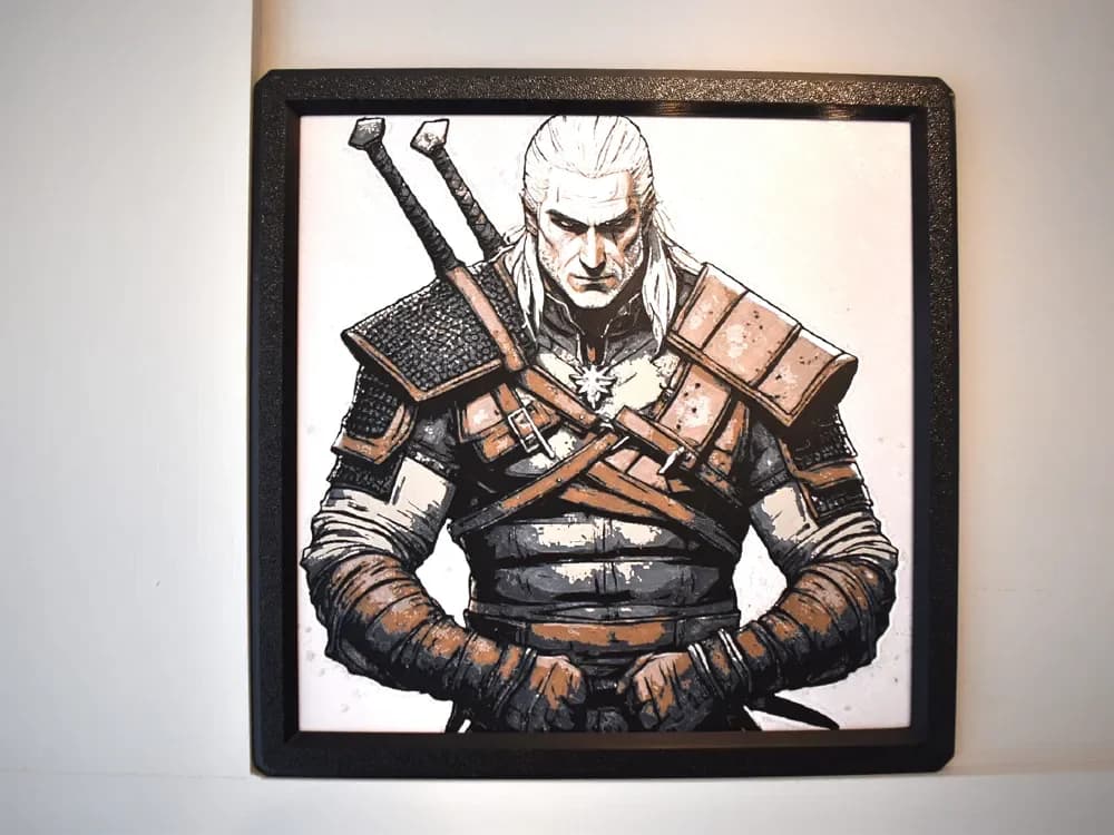 HueForge model: Witcher Hueforge by Chris B