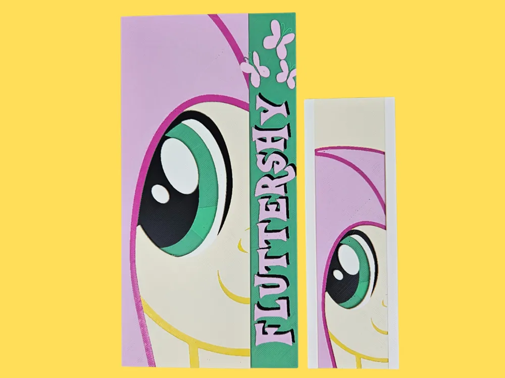 HueForge model: Fluttershy by BusyKikiBee