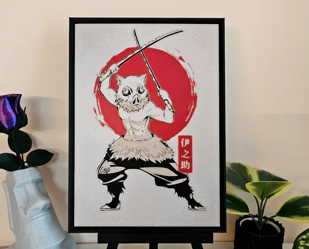 Inosuke Hashibira - Demon Slayer (HueForge) Inosuke Hashibira - Demon Slayer (HueForge)