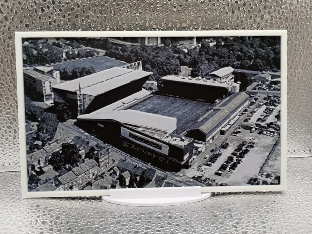 Leicester Tigers - Welford Road Stadium Hueforge by Borishotch Industries HueForge model: Leicester Tigers - Welford Road Stadium Hueforge by Borishotch Industries