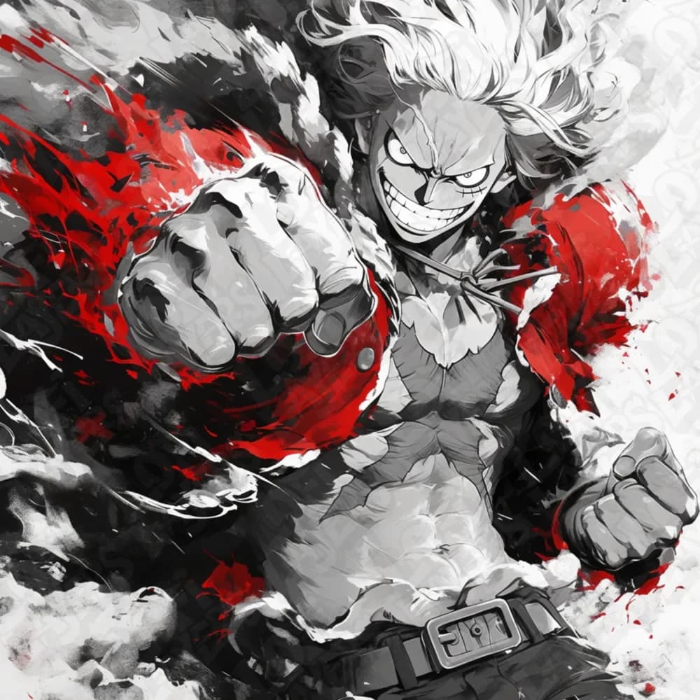 Luffy Gear 5 Hueforge by LoFi Layers HueForge model: Luffy Gear 5 Hueforge by LoFi Layers