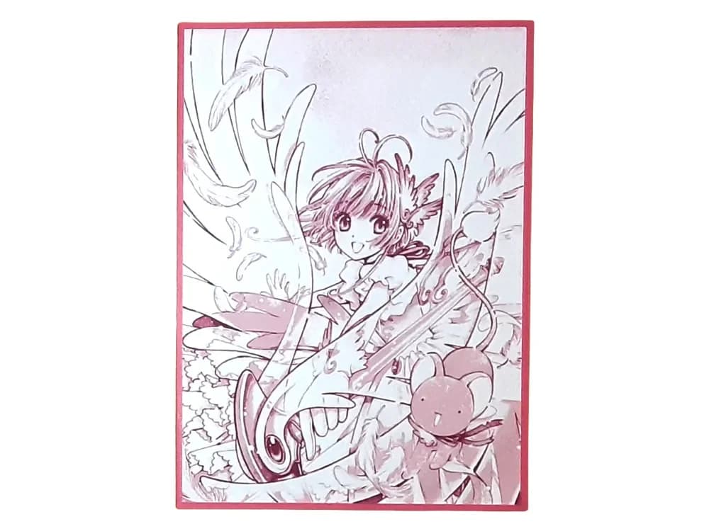 HueForge model: Cardcaptor Sakura Hueforge Manga Anime Pink by Elsie Moonshadow