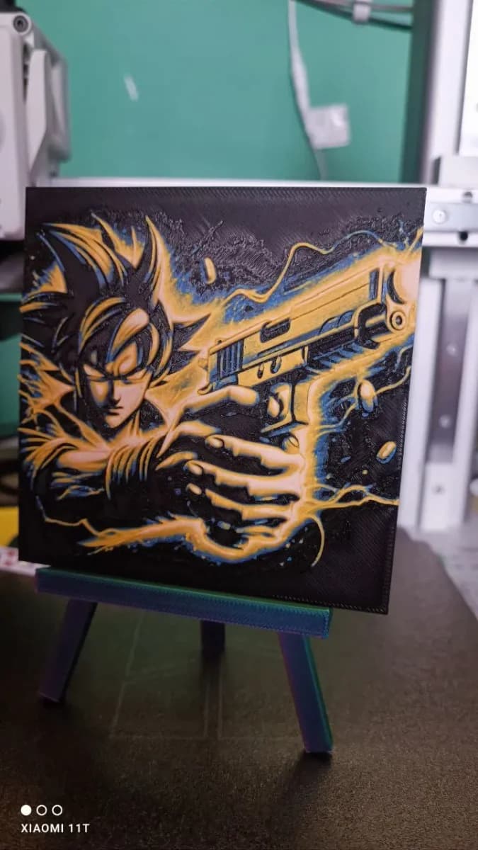 goku gun by KO Additive Labo HueForge model: goku gun by KO Additive Labo