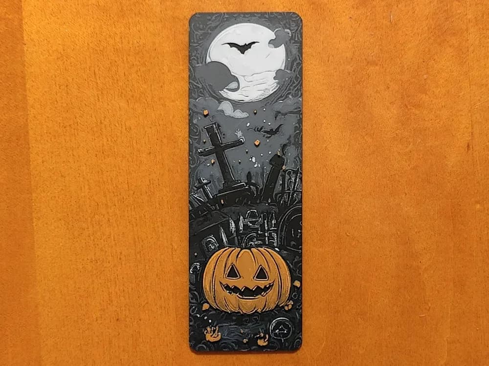Spooky Jack O Lantern Halloween Bookmark Spooky Jack O Lantern Halloween Bookmark