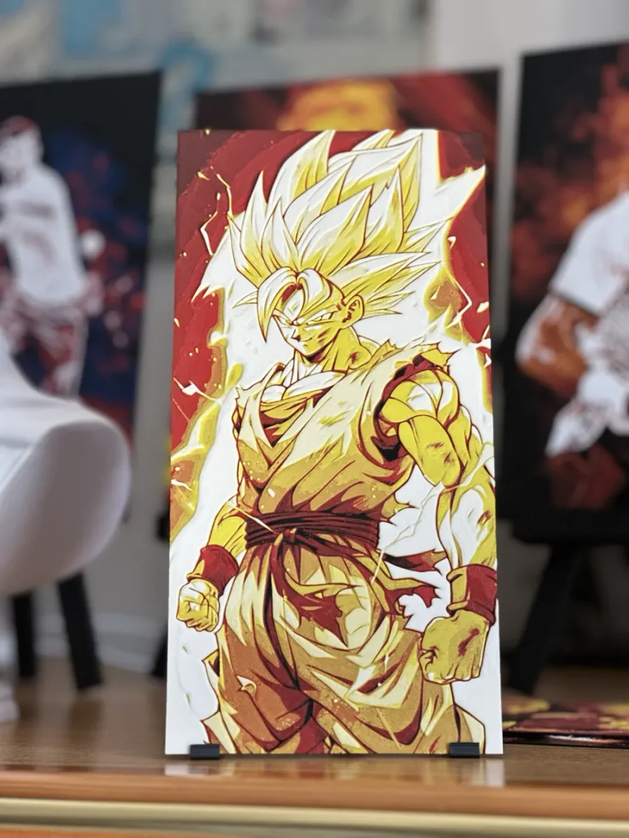 Dragon Ball Goku HueForge by enricoRE HueForge model: Dragon Ball Goku HueForge by enricoRE