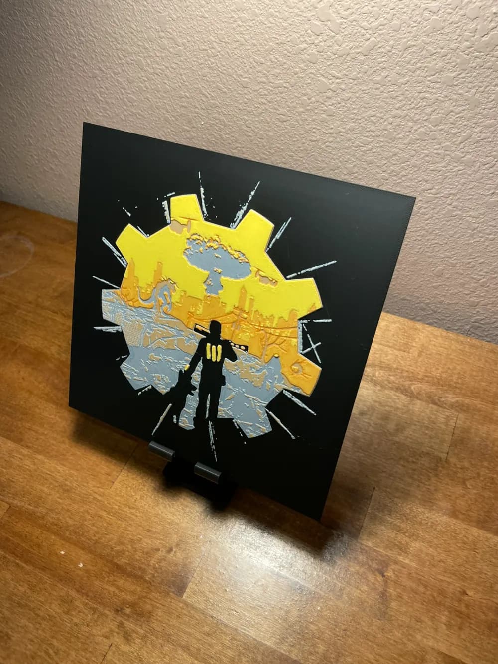 HueForge model: Hueforge - Fallout - Vault Door View by Cloudy Nostalgia