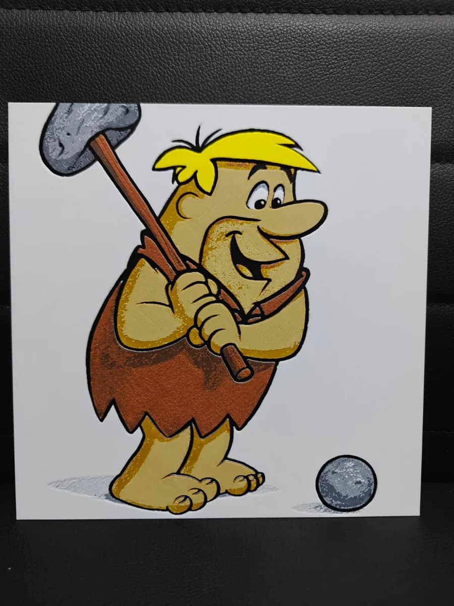 Barney Rubble The Flintstones by TheHueforgeLady HueForge model: Barney Rubble The Flintstones by TheHueforgeLady