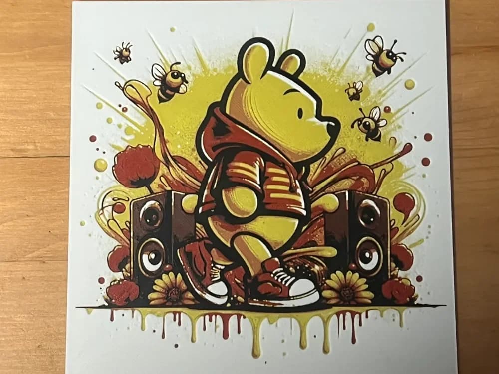 winnie the pooh hueforge by Morganja HueForge model: winnie the pooh hueforge by Morganja