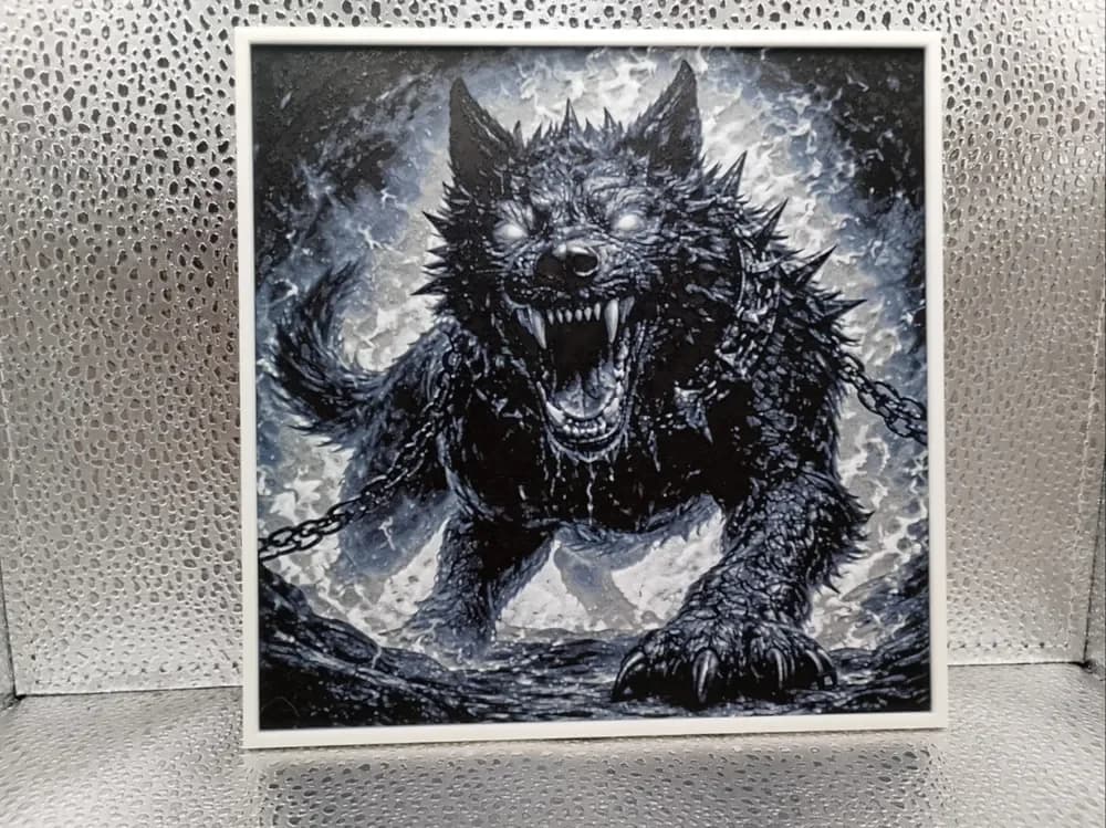 Hell Hound – Hueforge Fan Art by Borishotch Industries HueForge model: Hell Hound – Hueforge Fan Art by Borishotch Industries