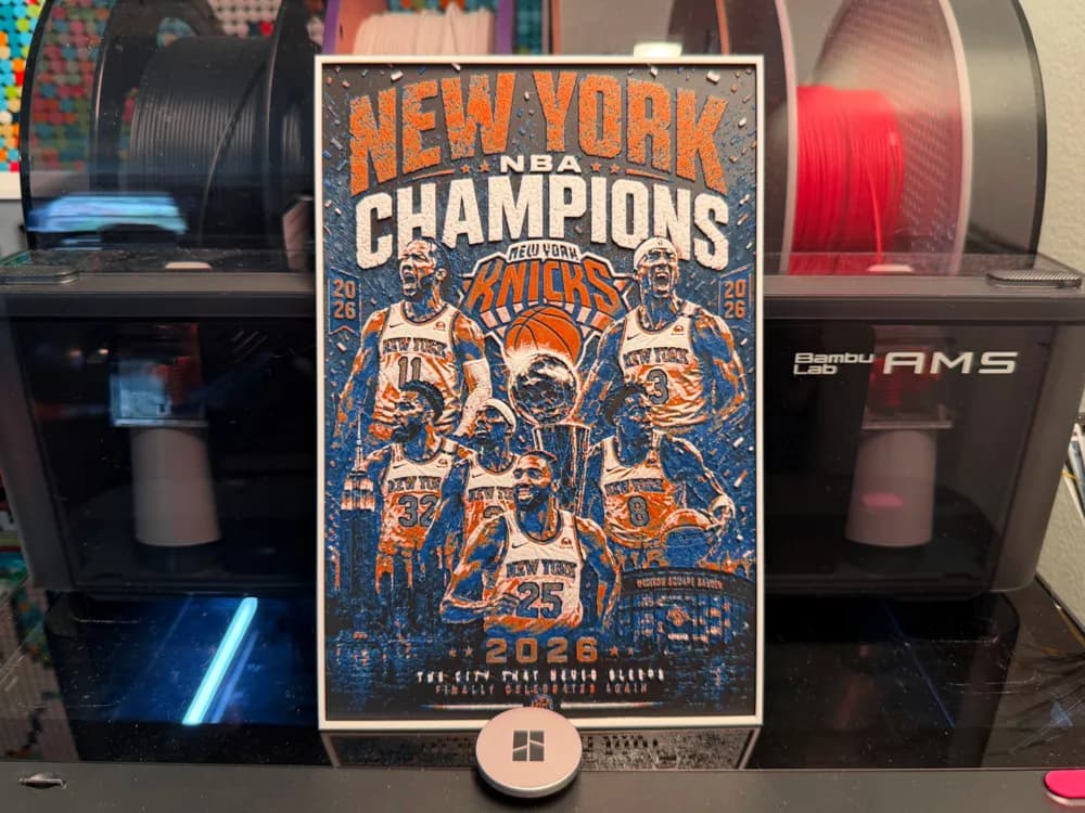 Knicks 2026 NBA Champions HueForge Knicks 2026 NBA Champions HueForge
