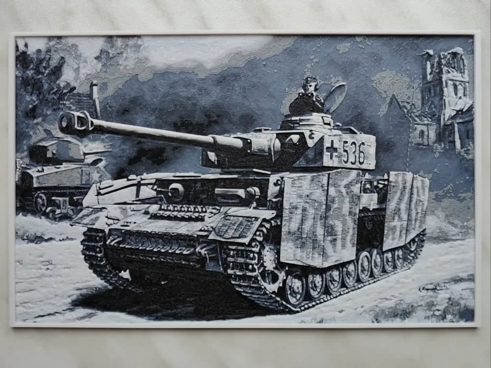 PzKpfw IV Ausf. H - Hueforge by BeaN HueForge model: PzKpfw IV Ausf. H - Hueforge by BeaN