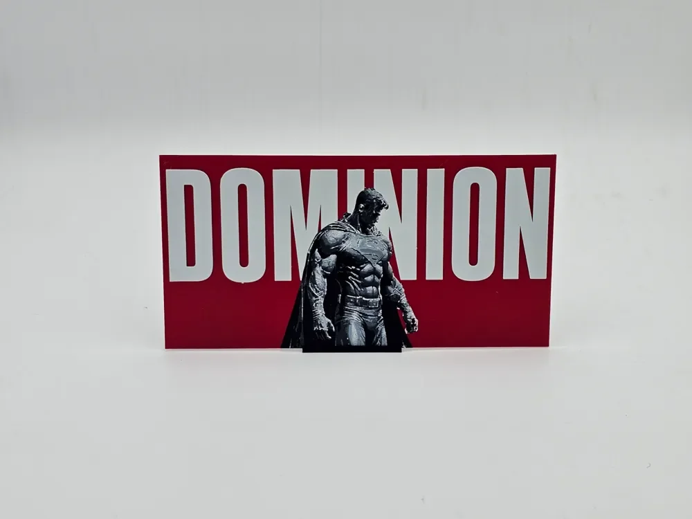 HueForge model: Superman Dominion Hueforge by Loki