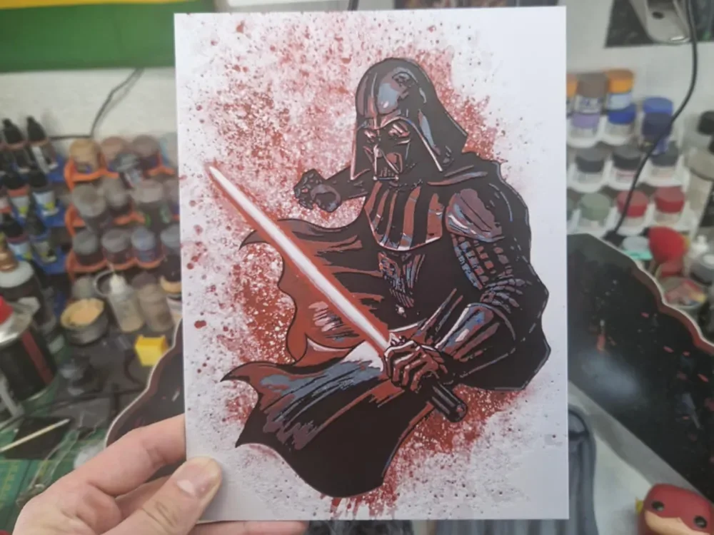 Star Wars Hueforge - Darth Vader by Dakiren HueForge model: Star Wars Hueforge - Darth Vader by Dakiren