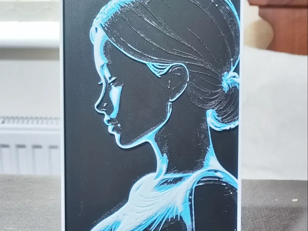 HueForge model: Dreaming In Neon HueForge 3 Colour by BoDad