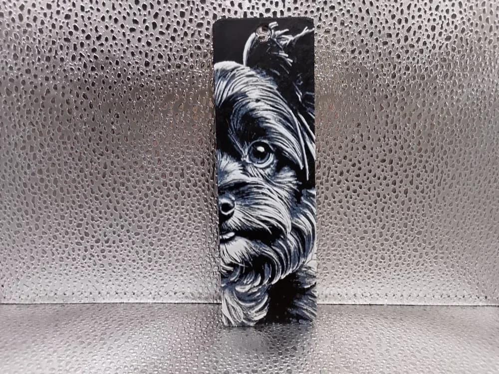 Yorkiepoo Bookmark – Hueforge by Borishotch Industries HueForge model: Yorkiepoo Bookmark – Hueforge by Borishotch Industries