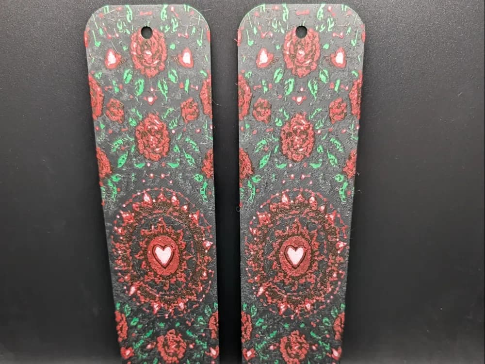 Vows Among Thorns Bookmarks by the_bearded_jedi HueForge model: Vows Among Thorns Bookmarks by the_bearded_jedi
