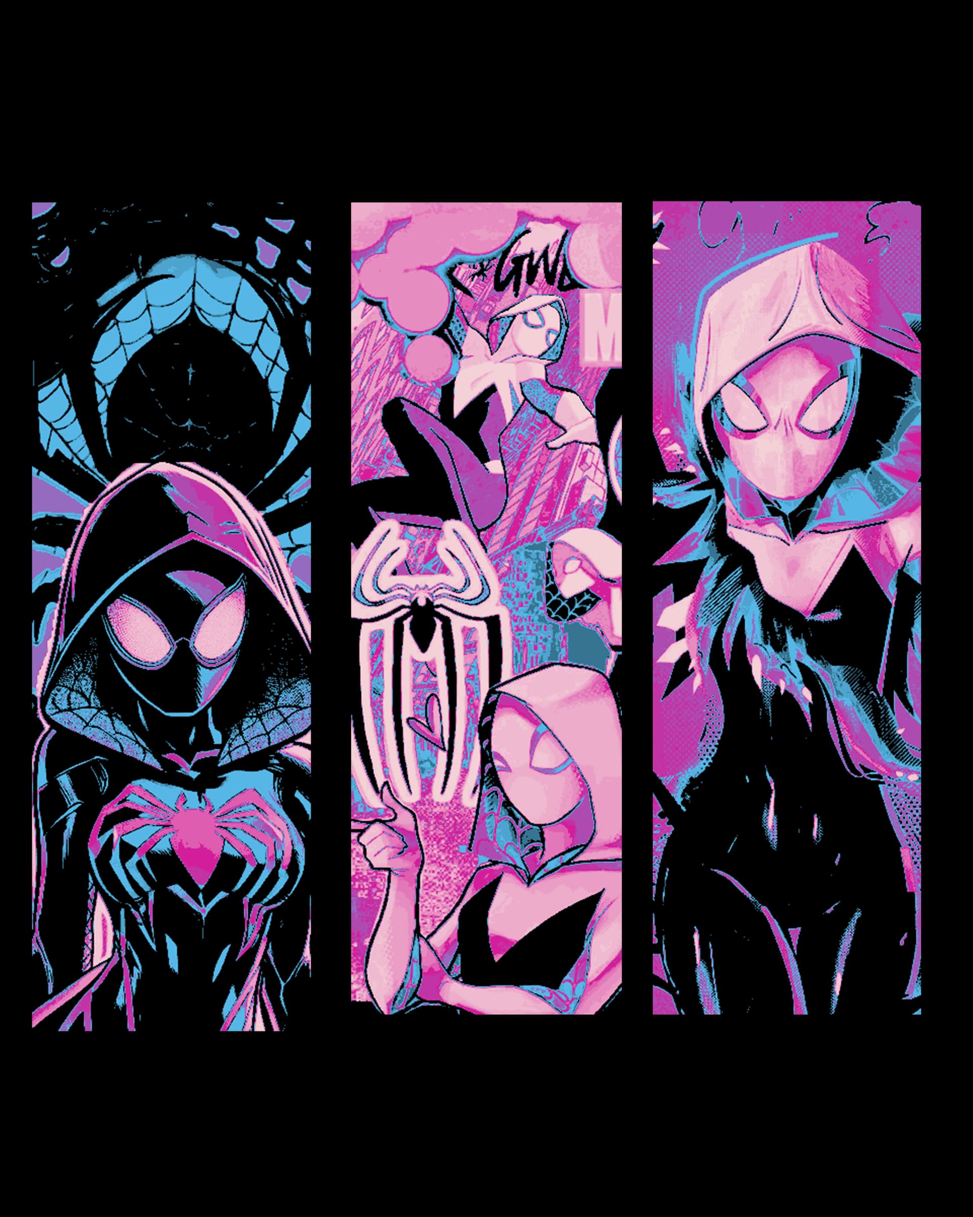 fanart of the fashionably funky Gwen Stacey from Marvel Spiderman - Set of bookmarks fanart of the fashionably funky Gwen Stacey from Marvel Spiderman - Set of bookmarks