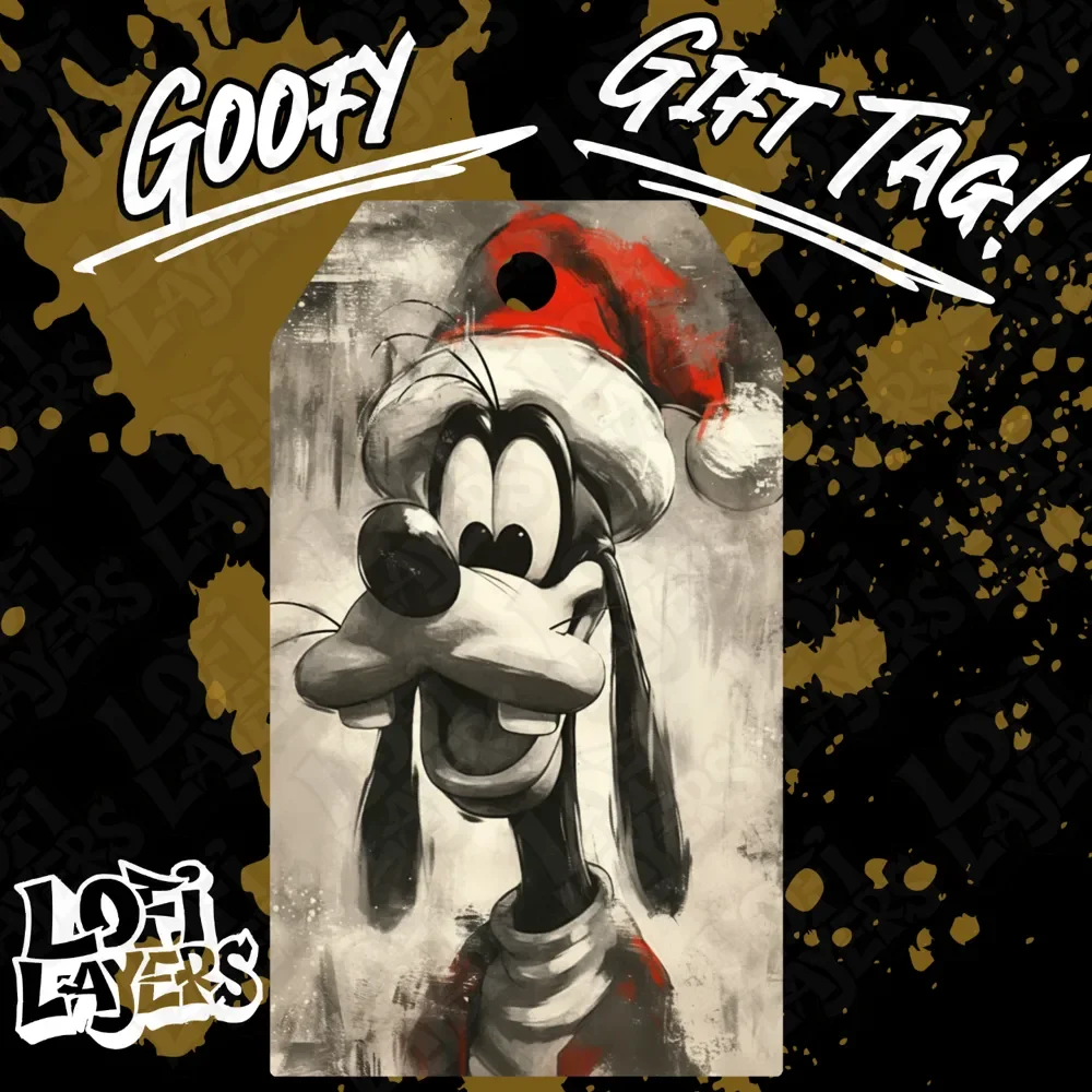 Goofy Gift Tag Hueforge by LoFi Layers HueForge model: Goofy Gift Tag Hueforge by LoFi Layers