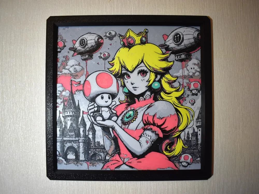 Princess Peach Hueforge by Chris B HueForge model: Princess Peach Hueforge by Chris B