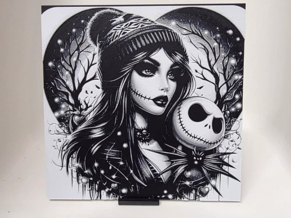 Jack The Skellington Hueforge by Morganja HueForge model: Jack The Skellington Hueforge by Morganja